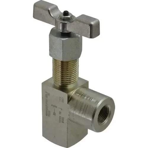 Value Collection 67550018 Needle Valve: Angled, 3/8" Pipe, NPT End, Alloy Body