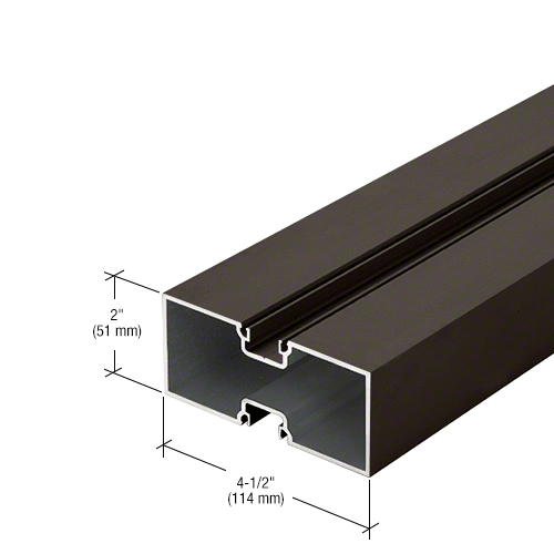 CRL-U.S. Aluminum 1S47622 Intermediate Door Jamb Single Acting, Bronze ...