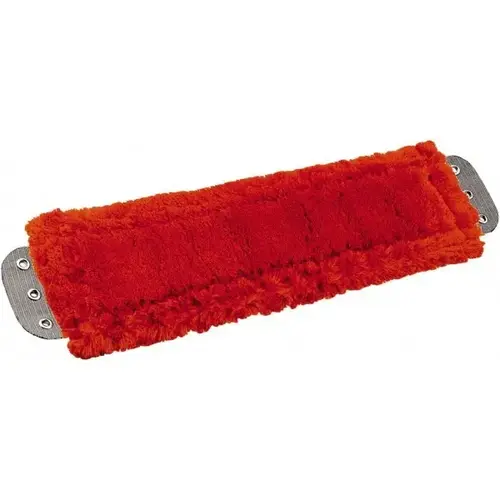 Unger MM40R Wet Mop Pad: Quick Change, Medium, Red Mop, Microfiber