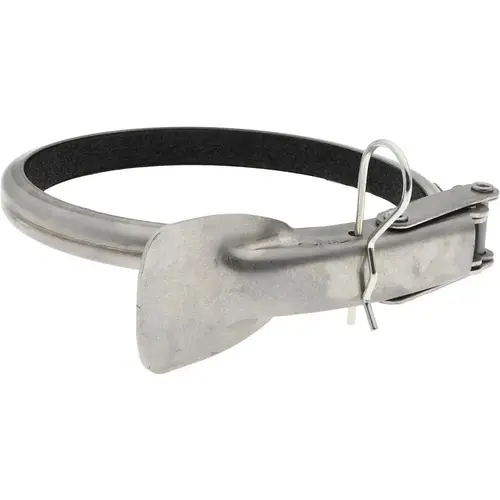 MSC 12005-0000-40000 5" ID Galvanized Duct Clamp with PVC Seal