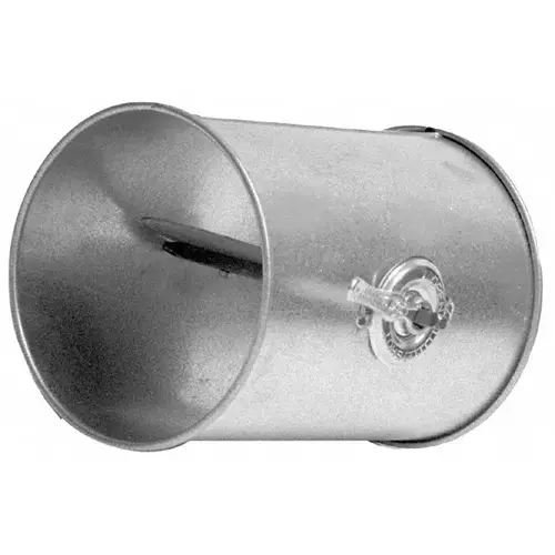 MSC 19408-0000-12000 8" ID, Galvanized Duct Butterfly Valve