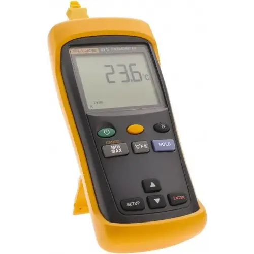 Fluke Networks FLUKE-51-2 60HZ Digital Industrial Thermometer: 1,600 degree F, Thermocouple: J, K, T, E & N Sensor
