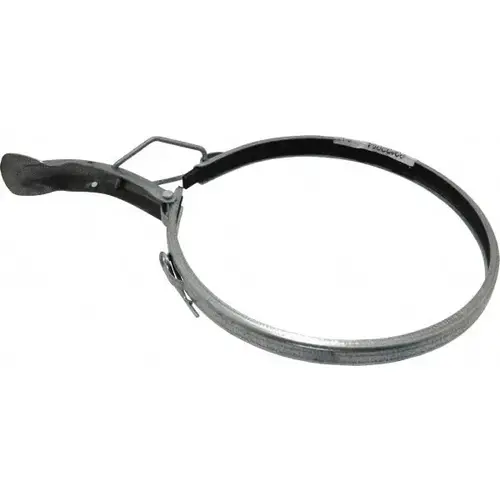 MSC 12006-0000-40000 6" ID Galvanized Duct Clamp with PVC Seal