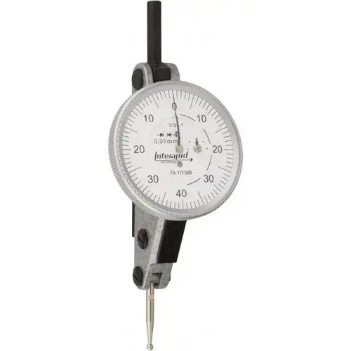 INTERAPID. 74.111366 Dial Test Indicators: 1.6 Min, 0-40-0, Horizontal