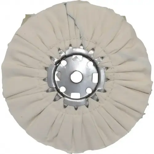 Divine Brothers 300004AI Unmounted Ventilated Bias Buffing Wheel: 10" Dia, 1/2" Thick, 3/4" Arbor Hole Dia
