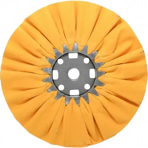 Divine Brothers 300017AI Unmounted Ventilated Bias Buffing Wheel: 10" Dia, 1/2" Thick, 3/4" Arbor Hole Dia