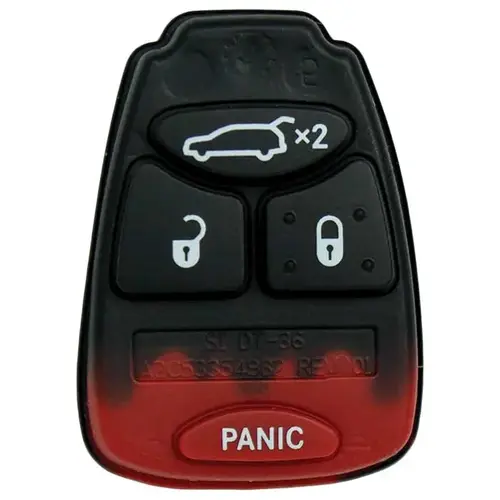 Keyless2Go PAD-17 4 Button Replacement Pad