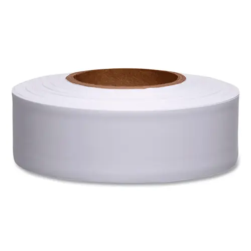 PRESCO | PRECISION SPECIALTIES TFW Taffeta Flagging Tape, 1-3/16 in x 300 ft, White