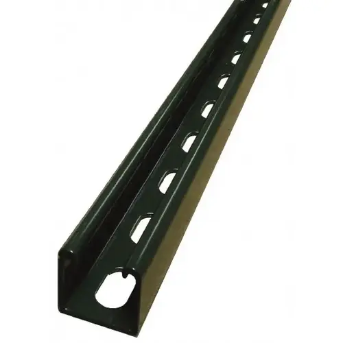 Empire 7101P1410 10 ft Long x 1-5/8" Wide x 1-5/8" High, 14 Gauge, Carbon Steel, Punched Framing Channel & Strut