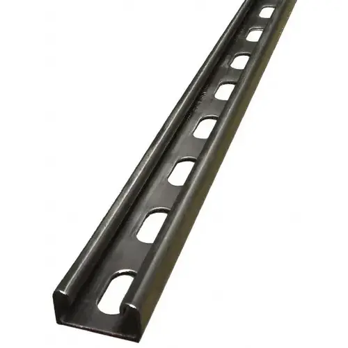 Empire 7201SS1410 10 ft Long x 1-5/8" Wide x 13/16" High, 14 Gauge, Stainless Steel, Punched Framing Channel & Strut