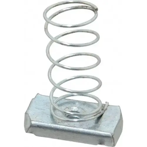Empire 8100Z0025 Strut Channel Spring Strut Nut: Use with Attaching Hanger Rod or Other Accessories From Strut