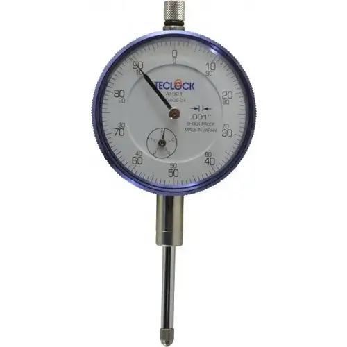 Teclock 87032B-T Dial Indicator & Base Kit: 0-100 Dial