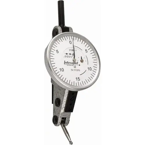 INTERAPID. 74.11137 Dial Test Indicators: 0.06 Max, 0-15-0, Horizontal