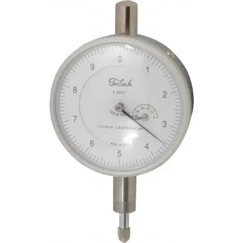 Teclock AI-9111 Dial Drop Indicator: 0.05" Range, 0-10 Dial Reading, 0.0001" Graduation, 2-13/64" Dial Dia