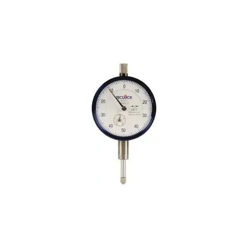 Teclock AI-912 Dial Drop Indicator: 0.5" Range, 0-50-0 Dial Reading, 0.001" Graduation, 2-11/64" Dial Dia