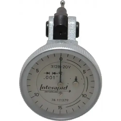 INTERAPID. 74.111379 Dial Test Indicators: 0.06 Max, 0-15-0, Vertical