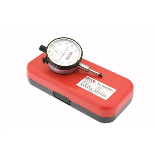 Dial Drop Indicator: 0.5" Range, 0-100 & 0-50-0 Dial Reading, 0.001" Graduation, 2-1/4" Dial Dia