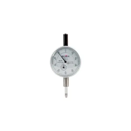 Teclock AM-110 10mm Range, 0-100 Dial Reading, 0.01" Graduation Dial Drop Indicator
