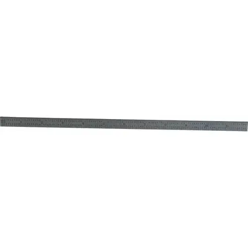 PEC Tools 501-012 Steel Rule: 12" OAL, 5R Graduation, Flexible, 1/2" OAW Satin Chrome