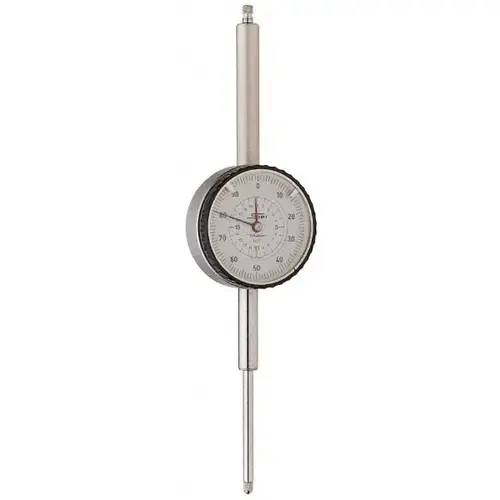 Dial Drop Indicator: 0-100 Dial Reading, 0.001" Graduation, 2-1/4" Dial Dia