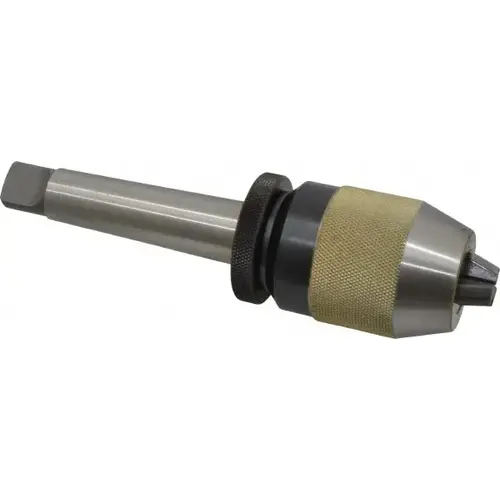 Drill Chuck: 1/32 to 1/2" Capacity, Integral Shank Mount, 3MT