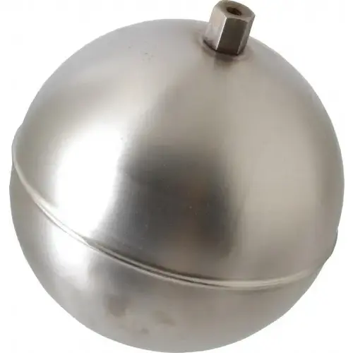 MSC RS45019D 5" Diam, Spherical, Hex Spud Connection, Metal Float