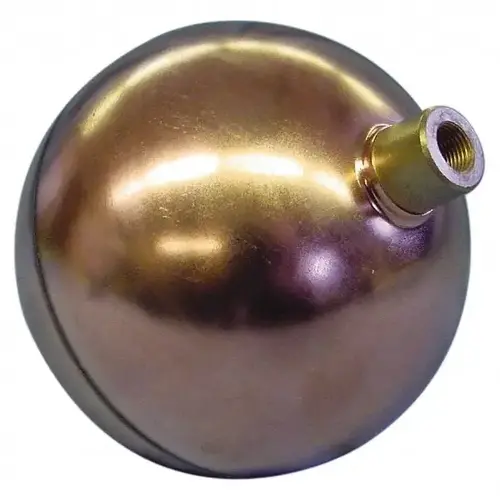 MSC RC8024H 8" Diam, Spherical, Round Spud Connection, Metal Float