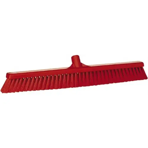 Vikan 31994 Push Broom: 24" Wide, Polyester Bristle