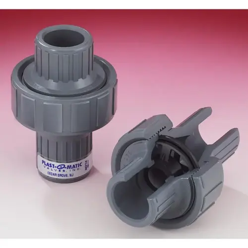 Plast-O-Mat CKM050EP-PV Check Valve: 1/2" Pipe