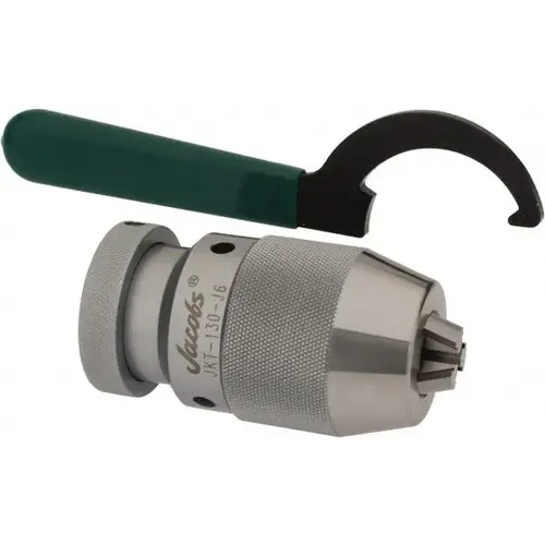 Jacobs 30529 Drill Chuck: 1/2" Capacity, Tapered Mount, JT6