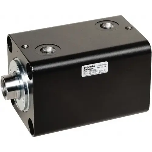 Schrader Bellows 1H000071646 Compact Hydraulic Cylinder: Bolt Clearance Holes with Pilot Gland Mount, Steel