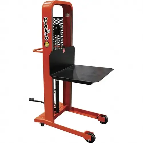 Presto M-178 1,000 Lb Capacity, 78" Lift Height, Platform Base Manually Operated Lift