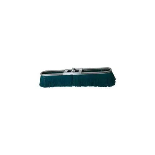 Bruske Products 2152-C-12 Push Broom: 18" Wide, Polypropylene Bristle