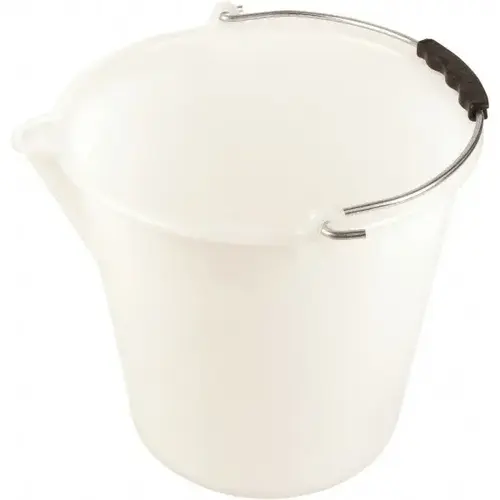 Dynalon Labware 213185-0009 Bucket: Polyethylene, 11" High, 9-13/16" Dia, with Handle