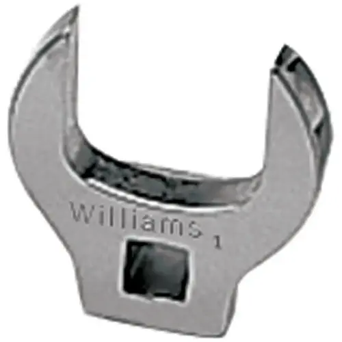 Williams JHWBCO40 Crowfoot Wrenches; Drive Size: 1 (Inch); Wrench Size (Inch): 1-1/4 ; Material: Steel ; Overall Length (Decimal Inch): 3.25 ; Insulated: No ; Non-sparking: No