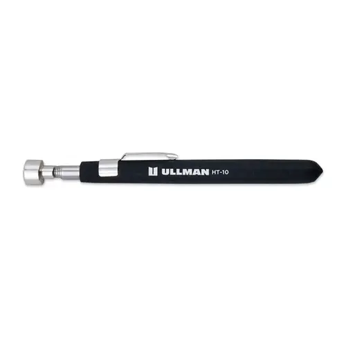 Telescoping Magnetic Pick-Up Tool, 10 lb Load Capacity, 1/2 in dia, 5-3/4 in L to 25-3/4 in L, Pocket Clip