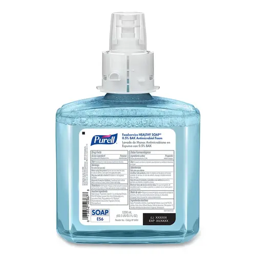 PURELL FS HEALTHY SOAP ES6 .5% BAK FOAM 1200-ML