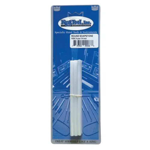 KING TOOL RSSC King Tool Soapstone, Round, 1/4 in x 5 in