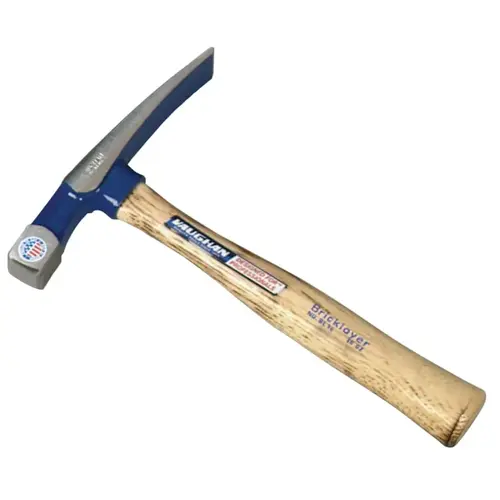 Bricklayer's Hammers, Carbide Chisel, 16 oz, 11 in, Hickory Handle