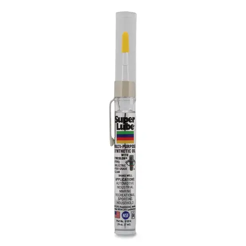Multi-Use Synthetic Oil with Syncolon  (PTFE), 7 ml, Tube, 428 degree F Flash Point Translucent