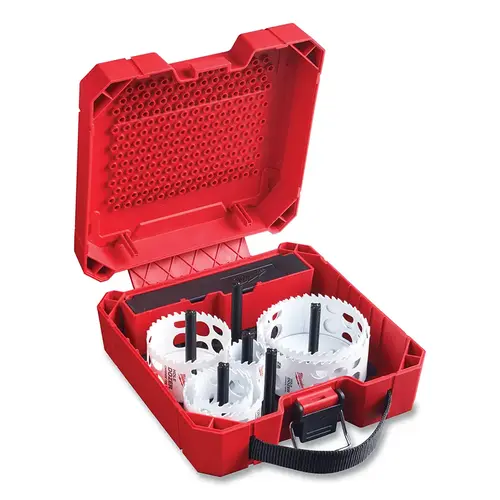 HOLE DOZER  with Carbide Teeth Large Diameter Hole Saw Kit, 9 PC