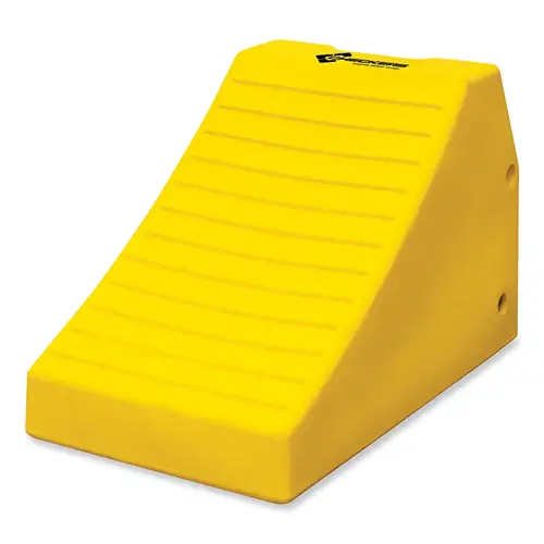 CHECKERS MC3011 Heavy Duty Wheel Chock, 24 in, Yellow