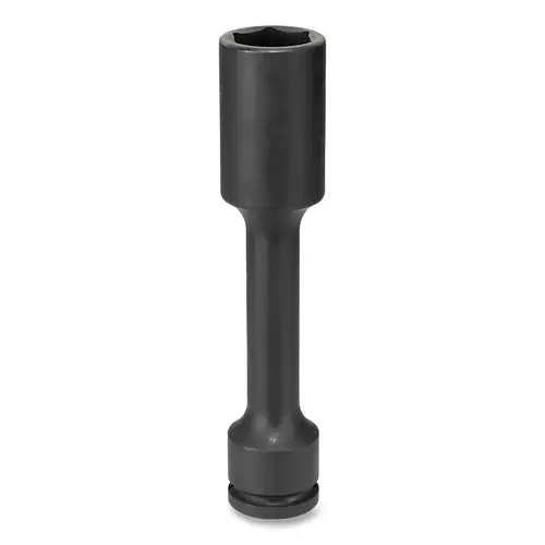 Impact Socket, 3/4 in Drive Size, 13/16 in Socket Size, Square, 4-point, Extra-Long