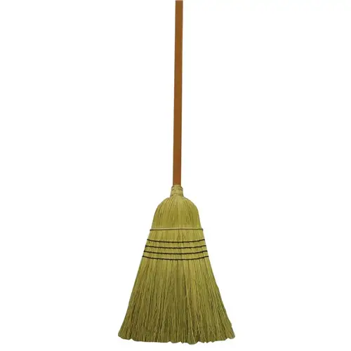 BOARDWALK 932C Warehouse Brooms, Corn, 42 in Wood Handle