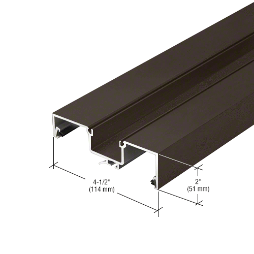 CRL-U.S. Aluminum 1S49322 Bronze Black Anodized Rotating Mullion - 24'-2