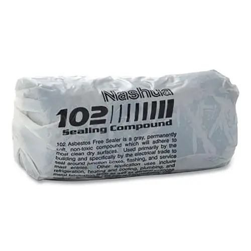 Nashua 1088228 102 Asbestos-Free Duct Sealer, 1 lb, Gray