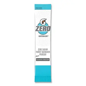 GATORADE ZERO 04457 G Zero Powder Stick, 0.10 oz Volume, 16.9 oz Yield, Glacier Freeze