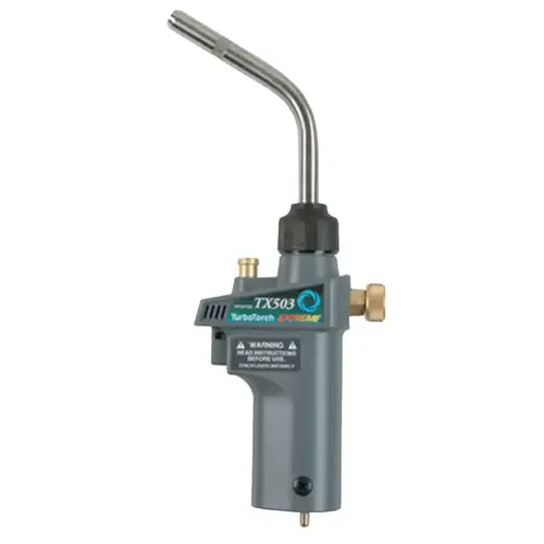 VICTOR 0386-1297 TurboTorch  Extreme  TX503 Self-Lighting Air, Propane and MAPP  Hand Torch, Brass/Plastic/Stainless Steel