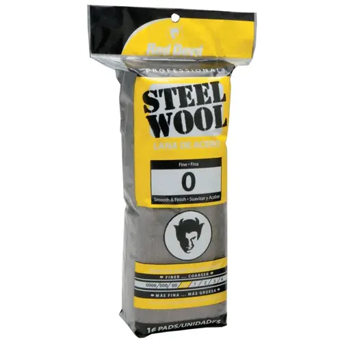 Red Devil 0313 Steel Wool, Fine, #0