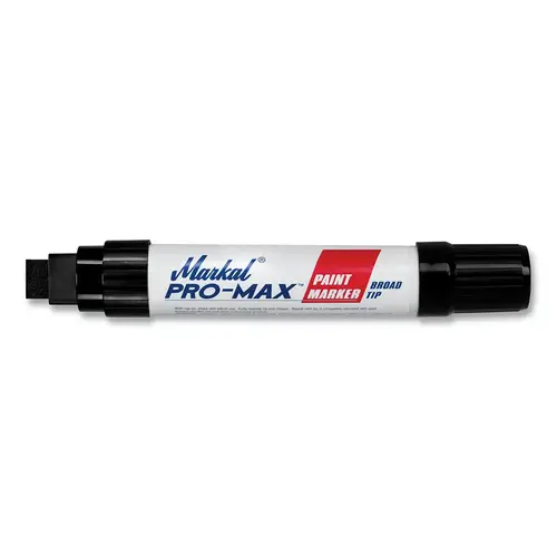 PRO-MAX  Paint Marker, Black, Jumbo Tip, Chisel